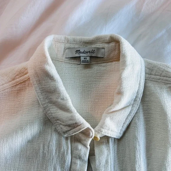 Madewell Breezewoven Beachside Shirttail Top - Picture 6 of 8